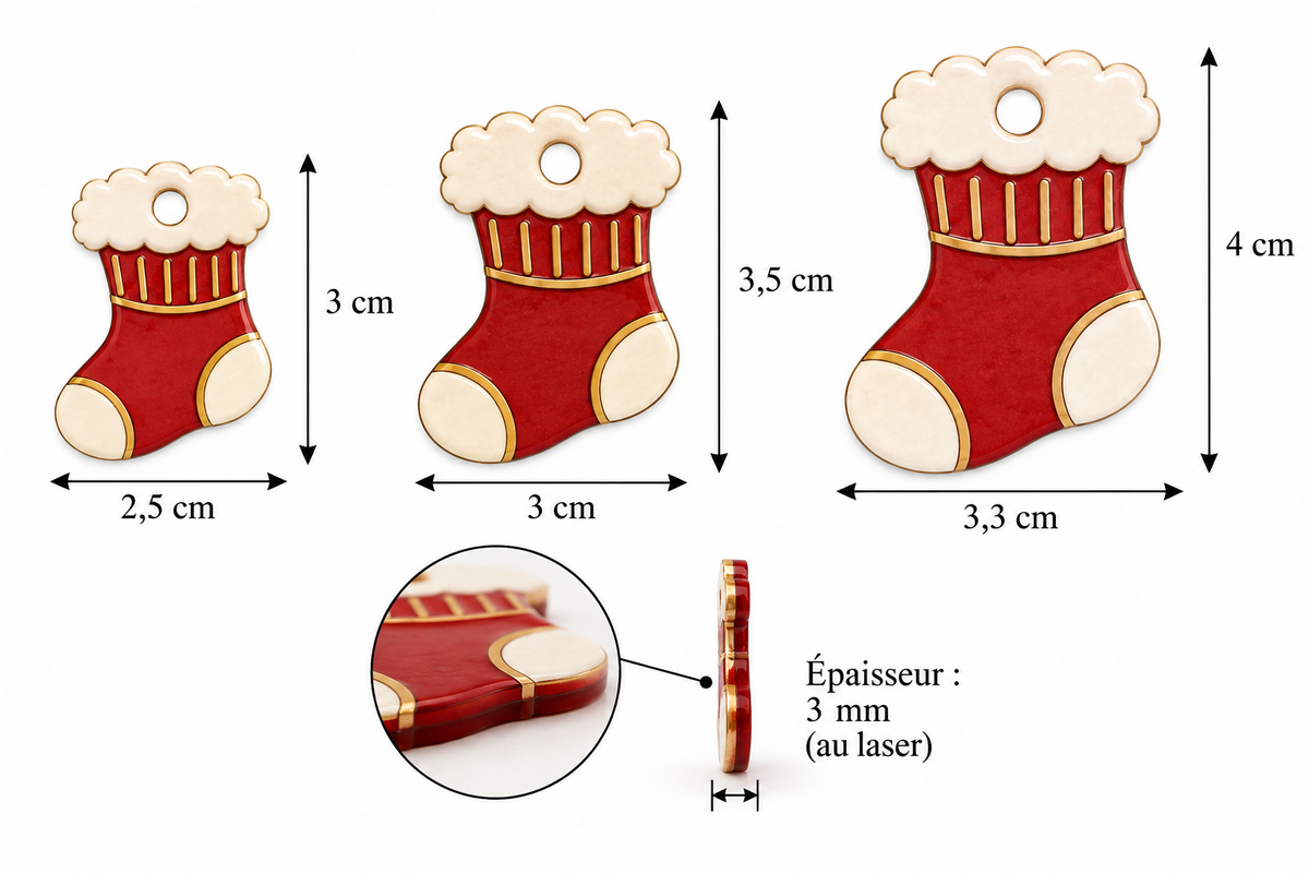 Moule Chaussette de Noël