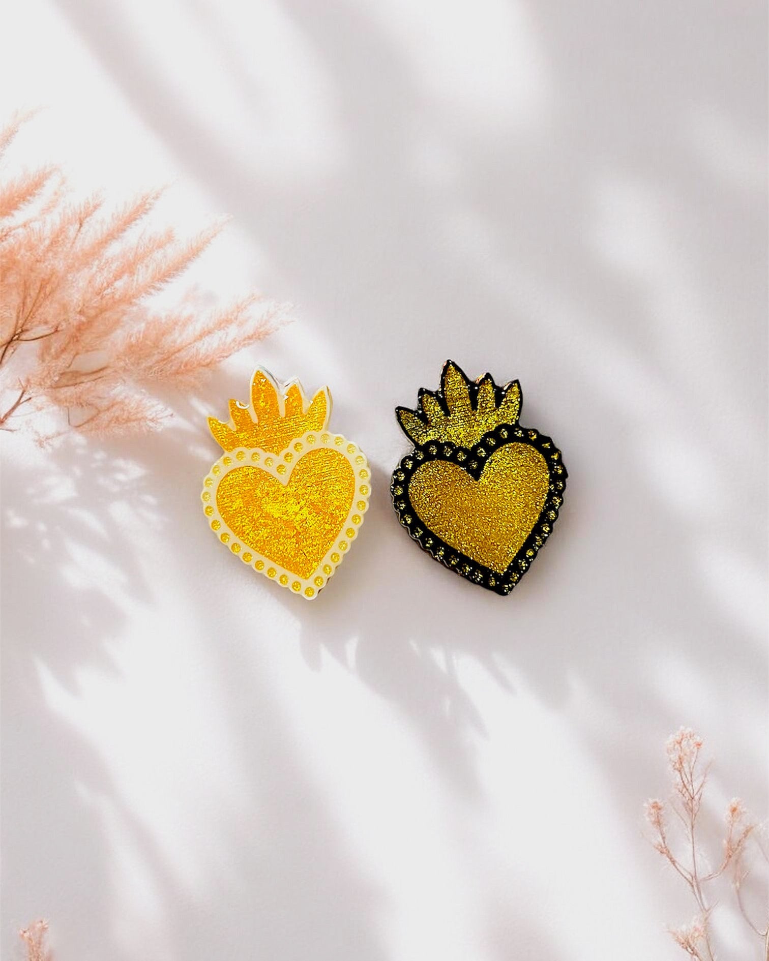 Moule broche - Cœur Ex-Voto