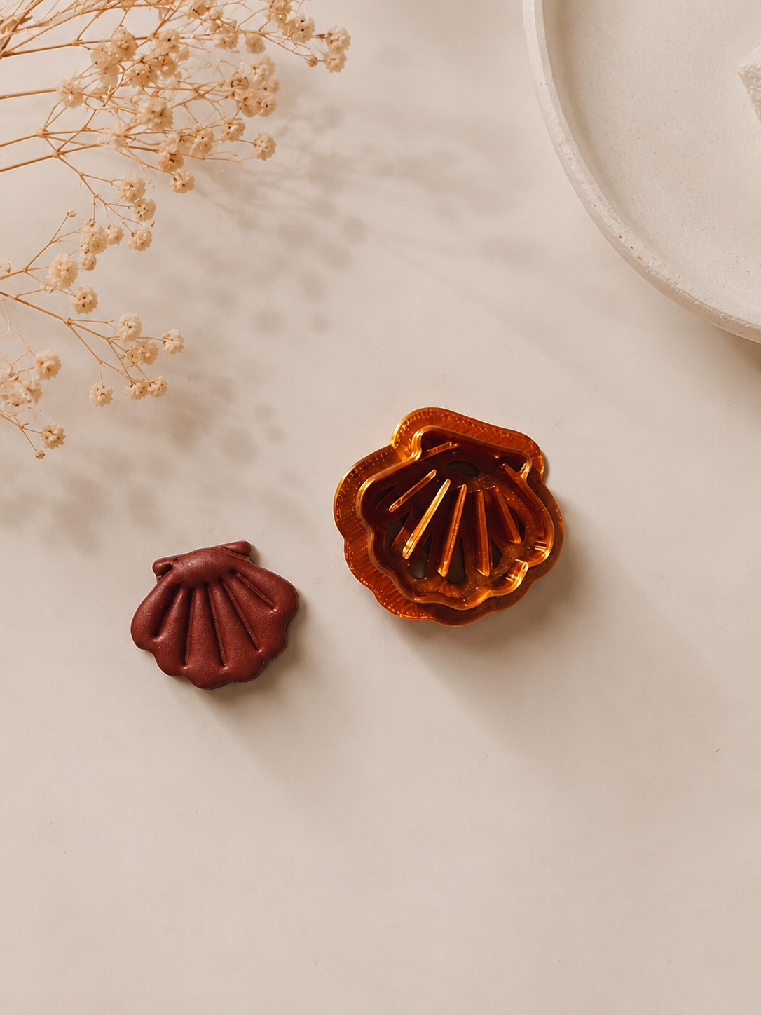 Emporte-pièce coquillage – Pâte polymère & argile | Atelier Mold