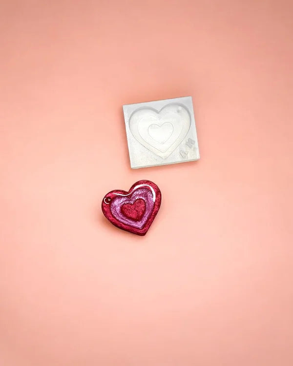 Moule Triple coeur